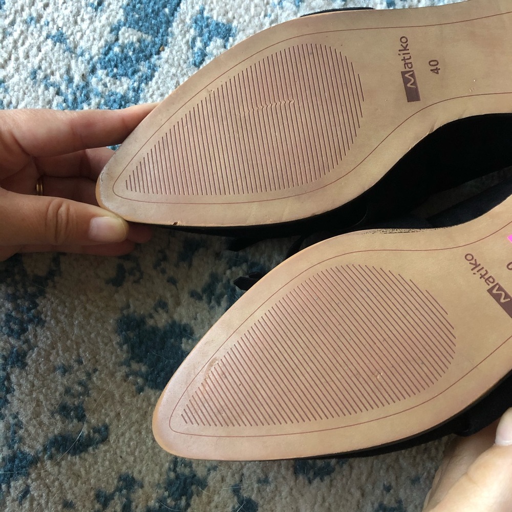 Matiko suede loafer point shoes with fringe NWT - Picture 7 of 10